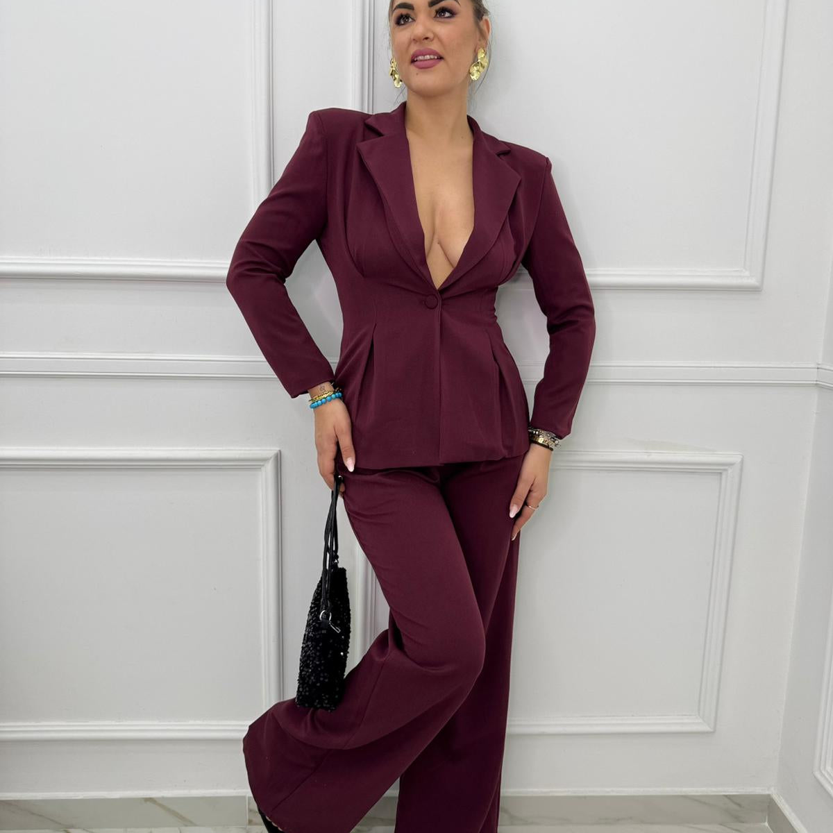 Tailleur 2 pezzi con giacca avvitata
