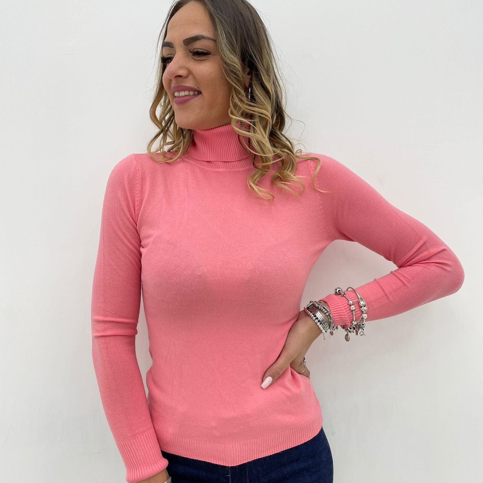 Maglia collo alto basic