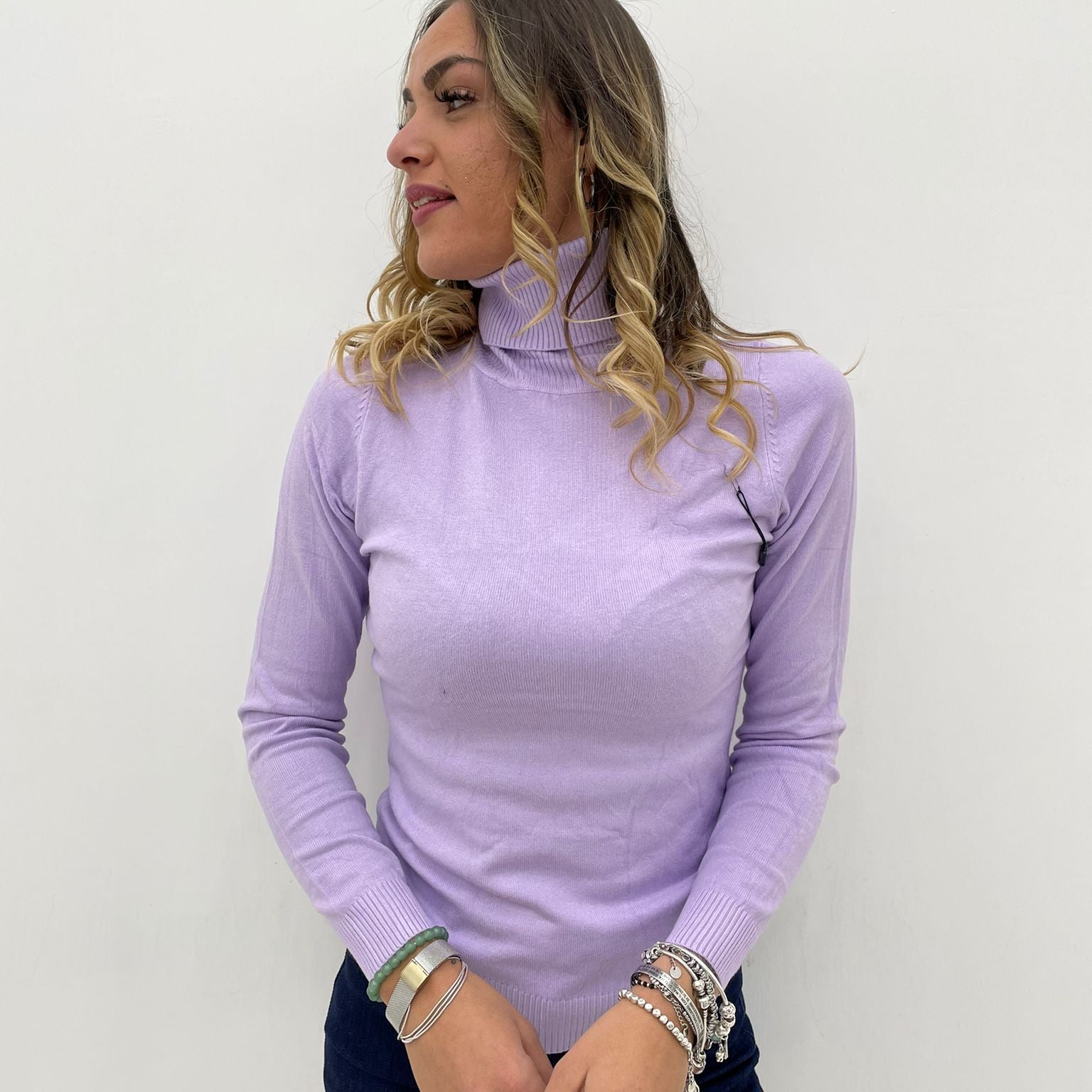 Maglia collo alto basic