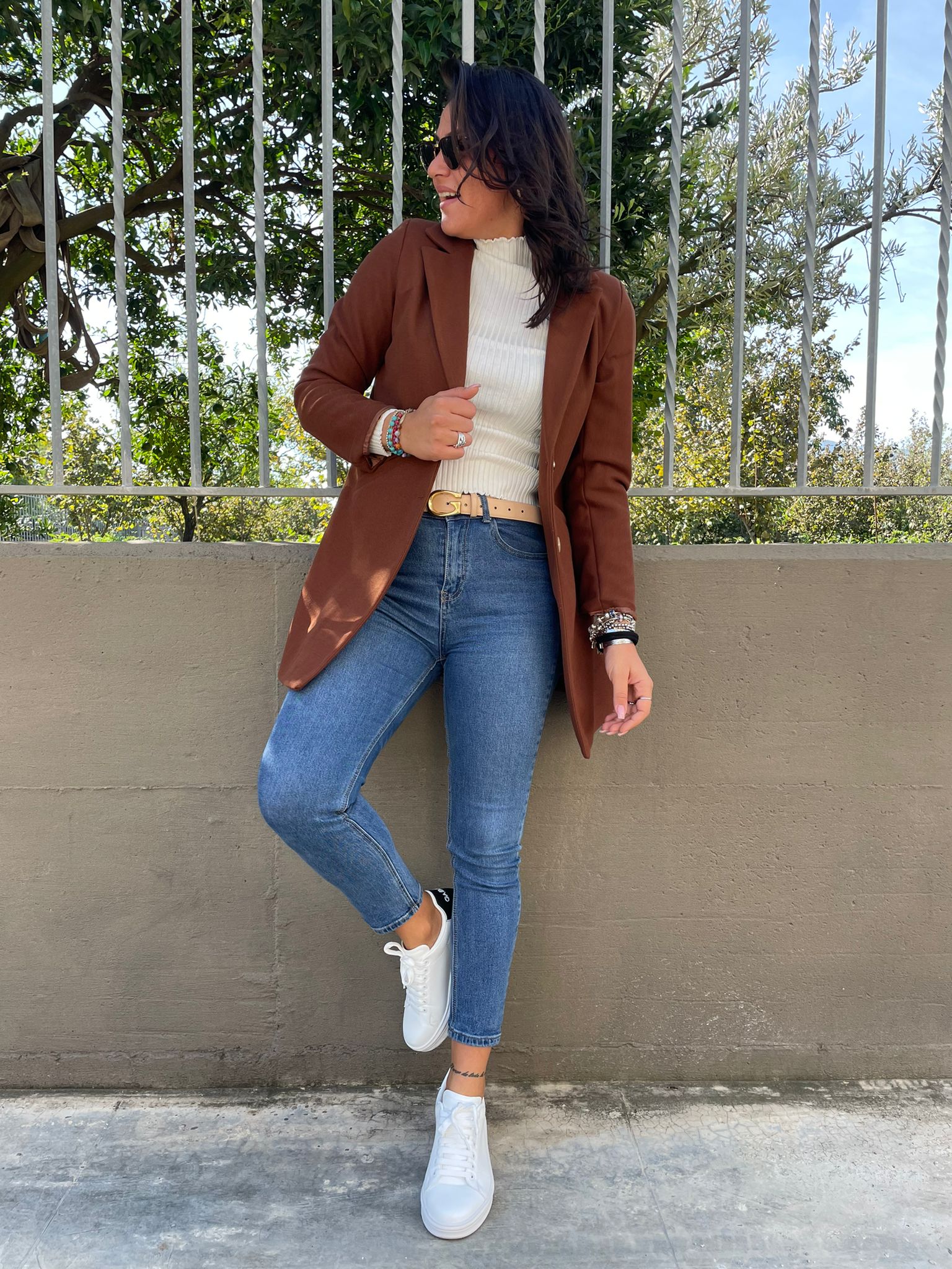 Cappottino mono petto tinta unita