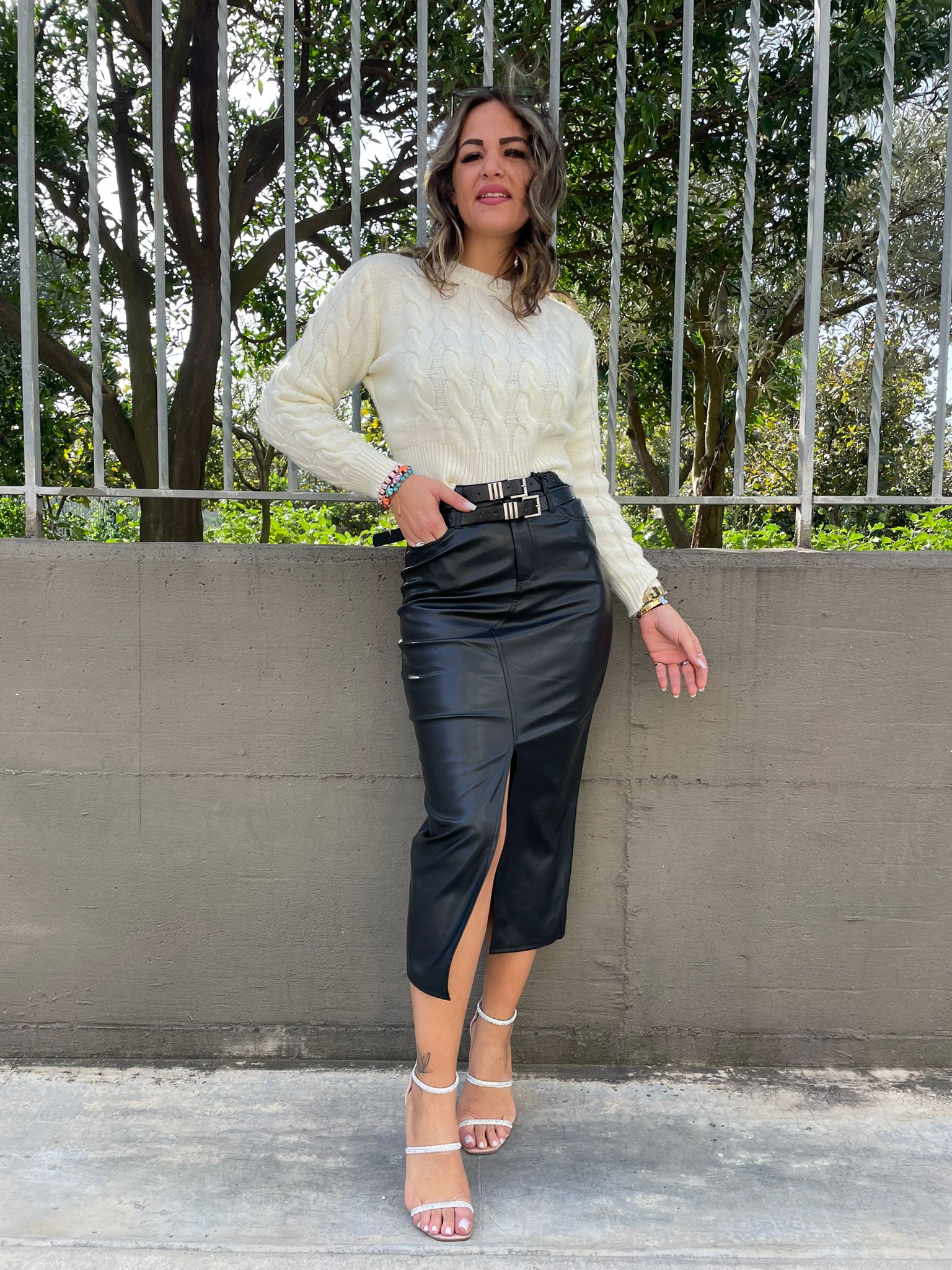 Come Abbinare Gonna Lunga Outfit Minigonna Pelle Nera Gonne Gonna