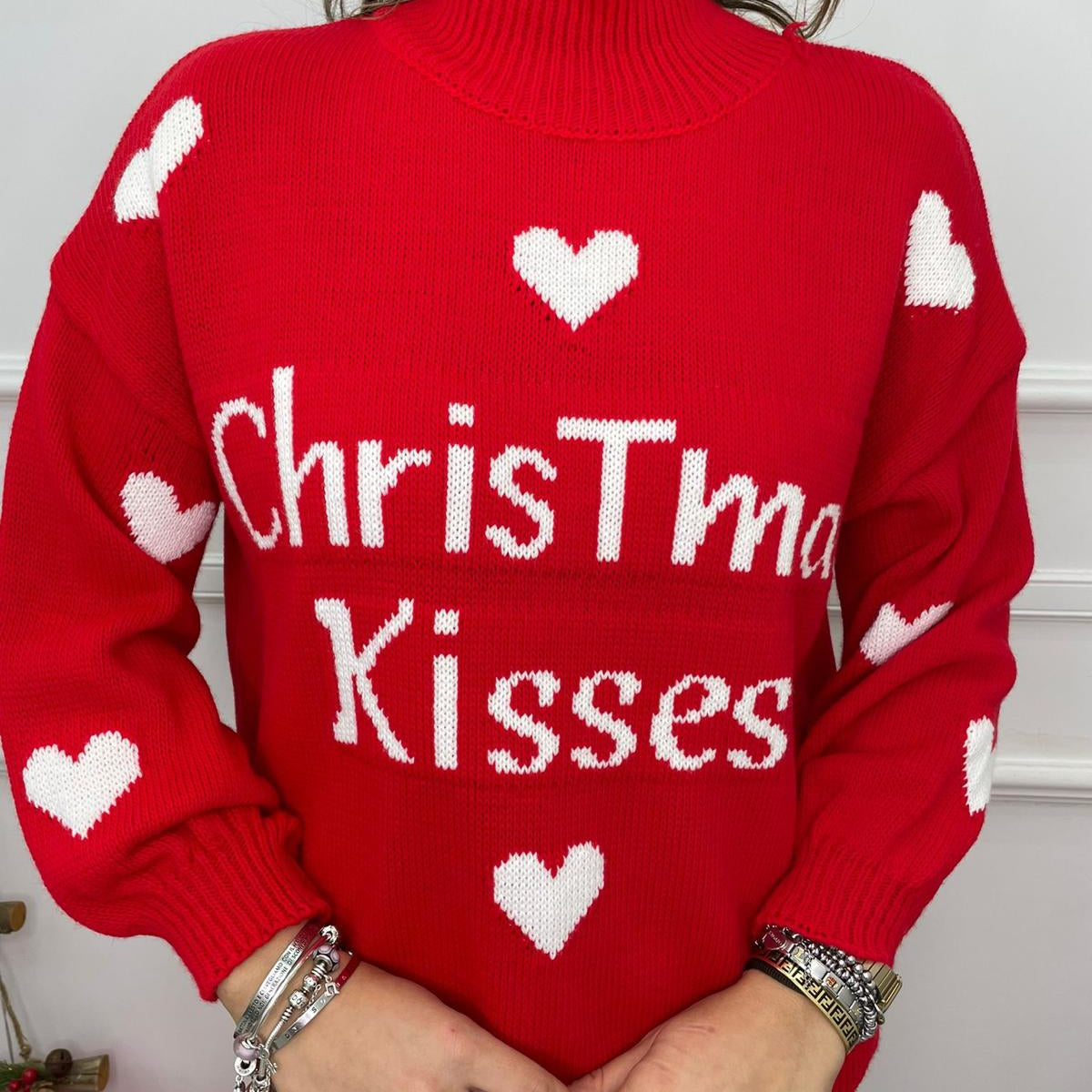 Maglione natalizio Christmas Kisses