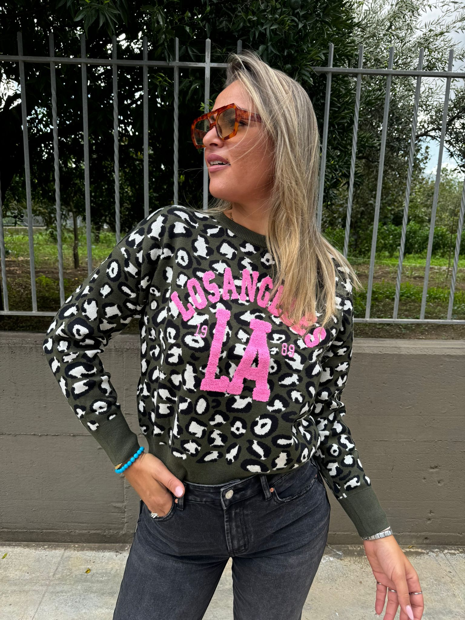Maglione maculato los angeles