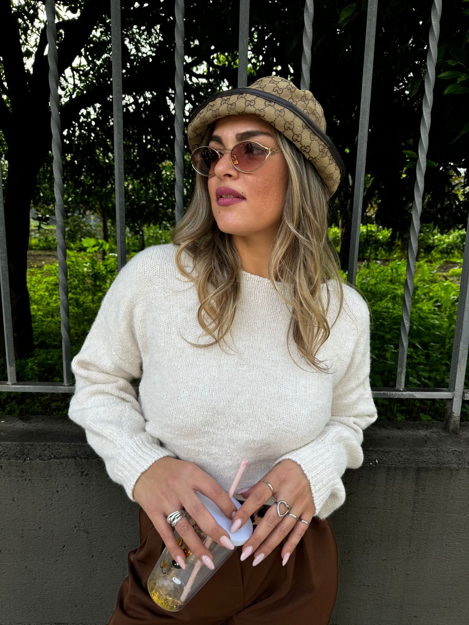 Maglia in lana modello over