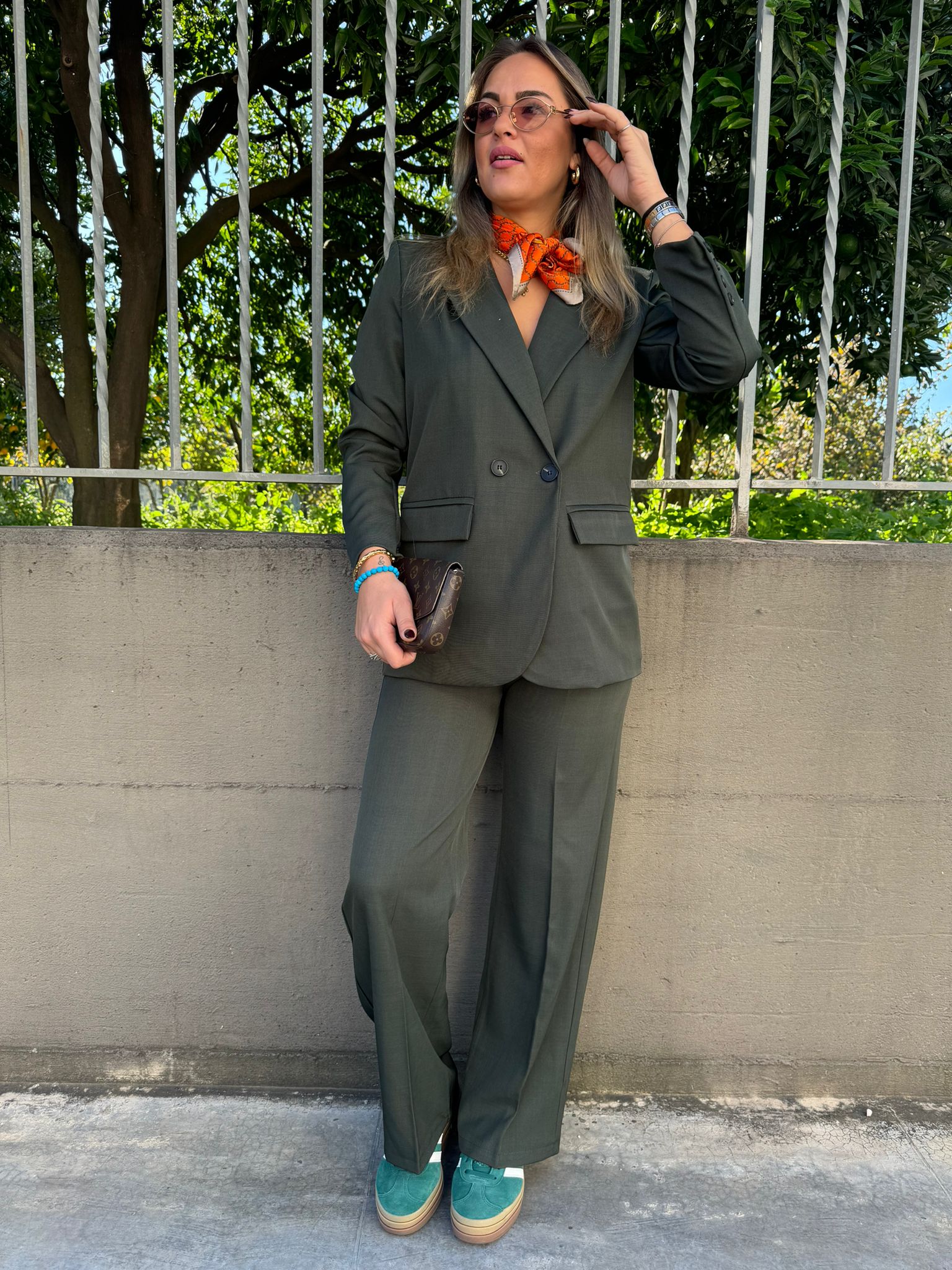 Tailleur 2 pezzi con giacca doppio petto