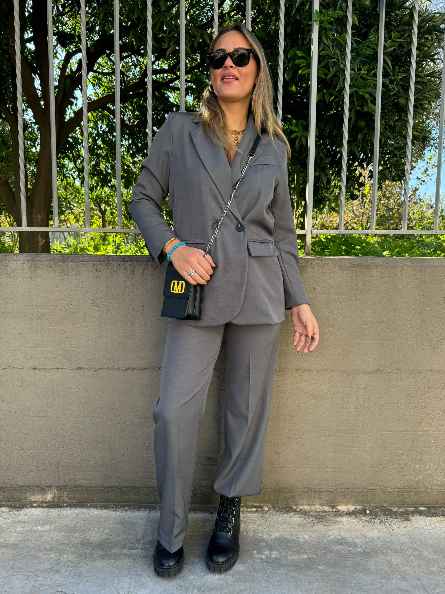 Tailleur 2 pezzi con giacca doppio petto