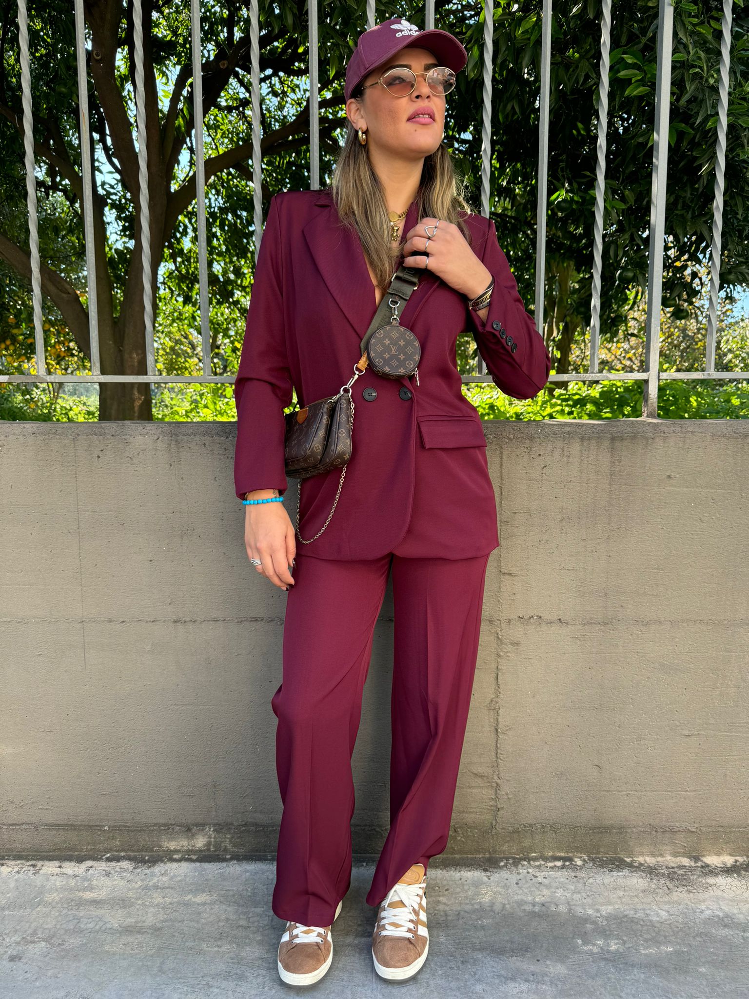 Tailleur 2 pezzi con giacca doppio petto