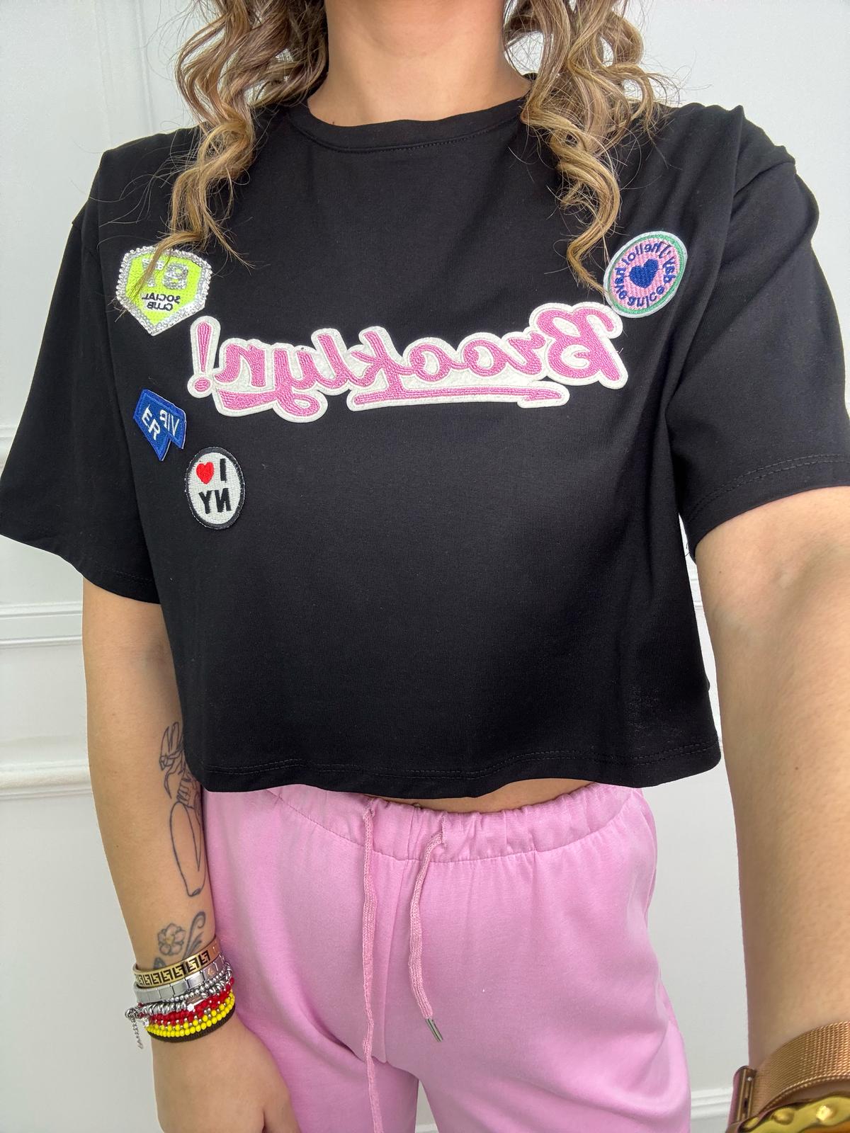 T-shirt crop Brooklyn