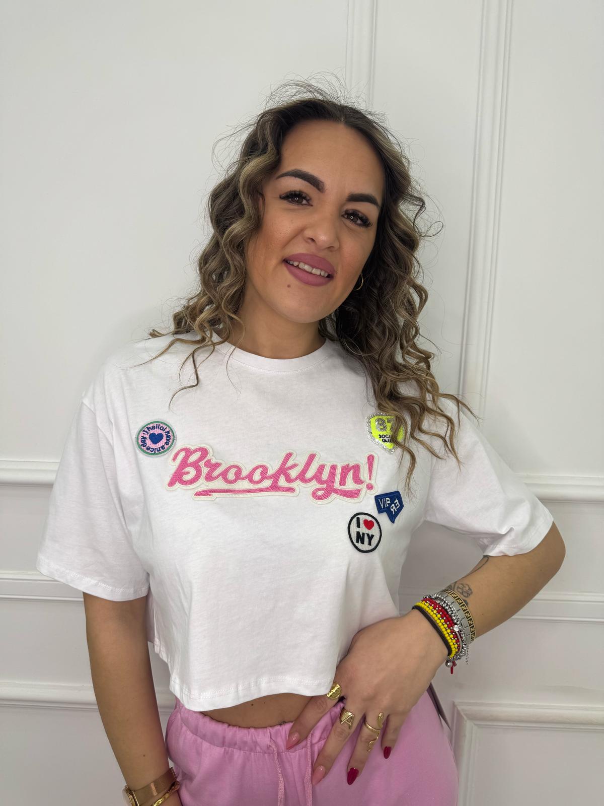 T-shirt crop Brooklyn