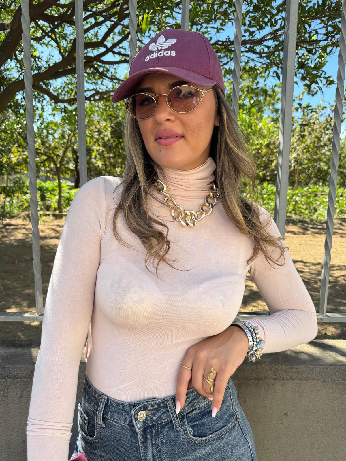 Maglia in simil cashmere collo alto