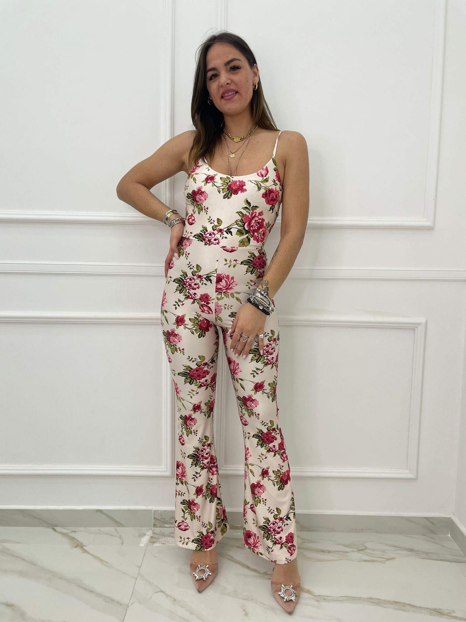 Tuta intera fantasia fiori